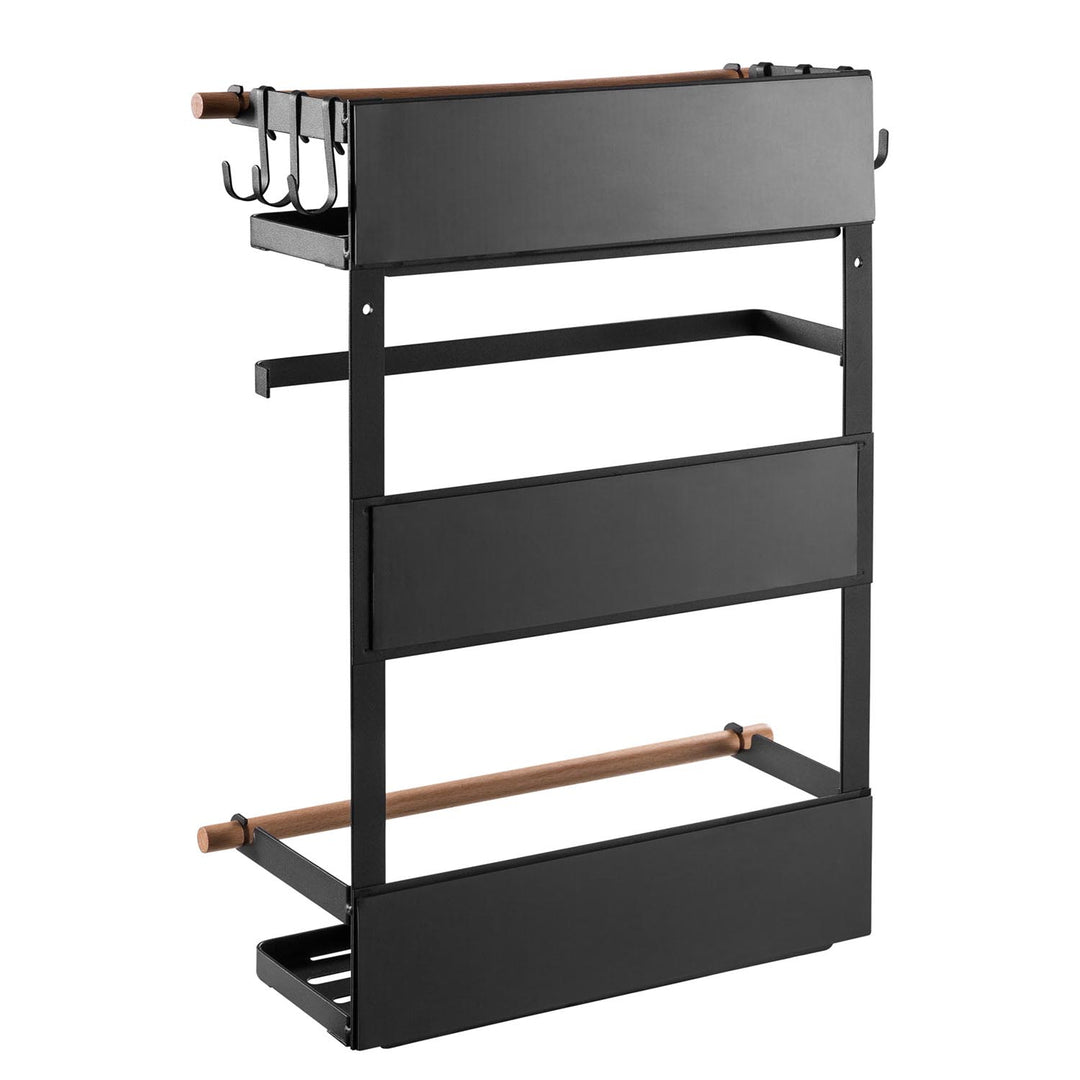 Maclean mágneses polc hűtőszekrényhez/mosógéphez, fekete, 12kg max, MC-910, 2 db