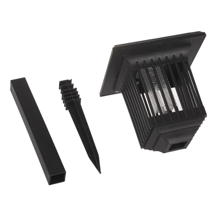 Maclean napelemes LED rovarirtó lámpa, IP44, LED/UV, 2*AA Ni-MH 200 mAh újratölthető akkumulátor, napelemes 2V DC MCE448, 4 db