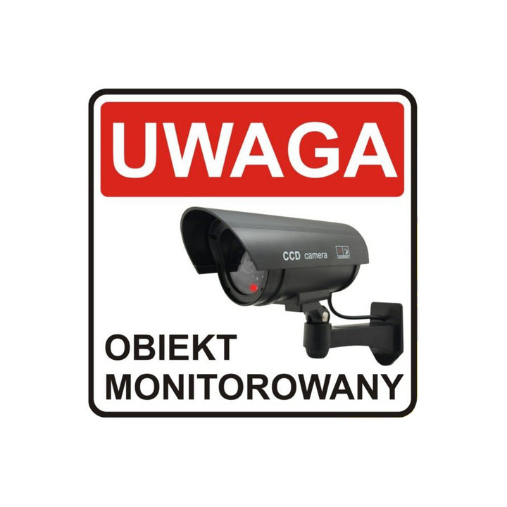 Dummy kamera villogó LED IR1100 B IR külső + 2x Varta Industrial AA elemekkel
