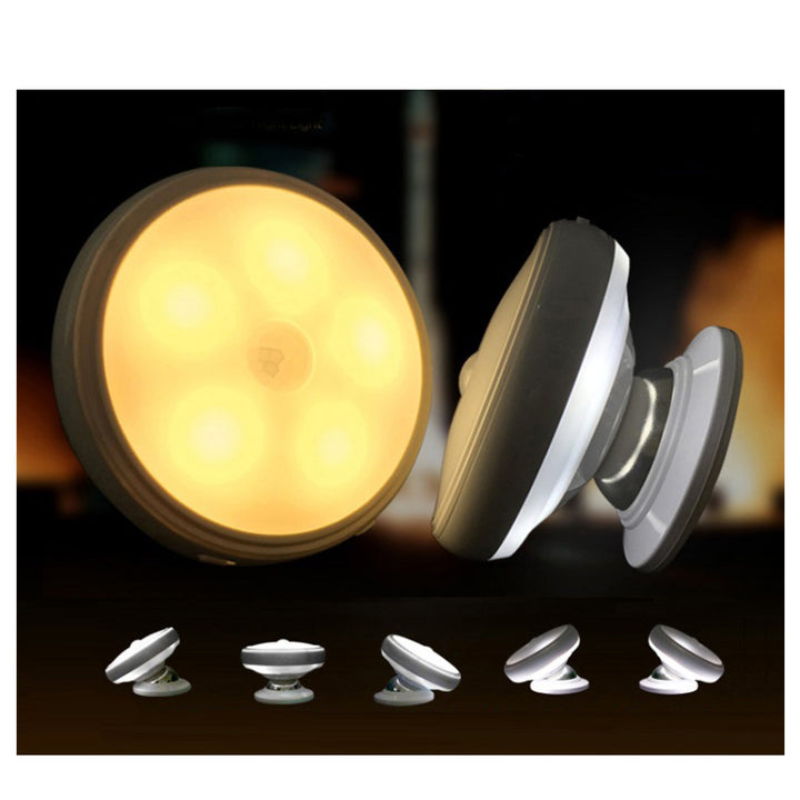 LED lámpa Maclean mozgásérzékelővel, mágnessel, háttérvilágítással, fénymódok: folyamatos, PIR érzékelő, 3xAA, MCE223 + 3 x Varta Industrial akkumulátorok.