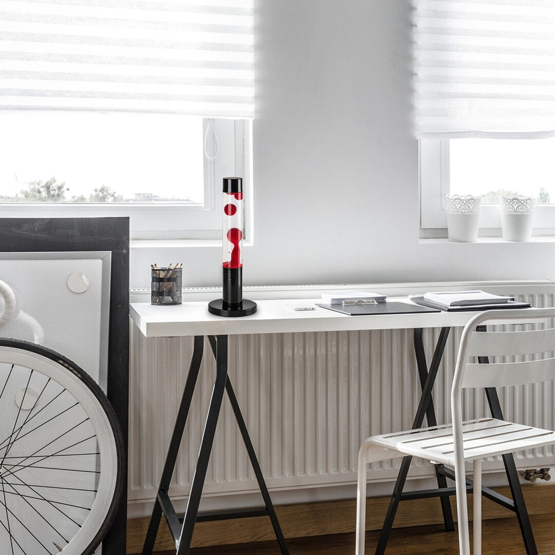 Rabalux LED lávalámpa, 25 W, 3000 K, vörös viasz, Lavastic