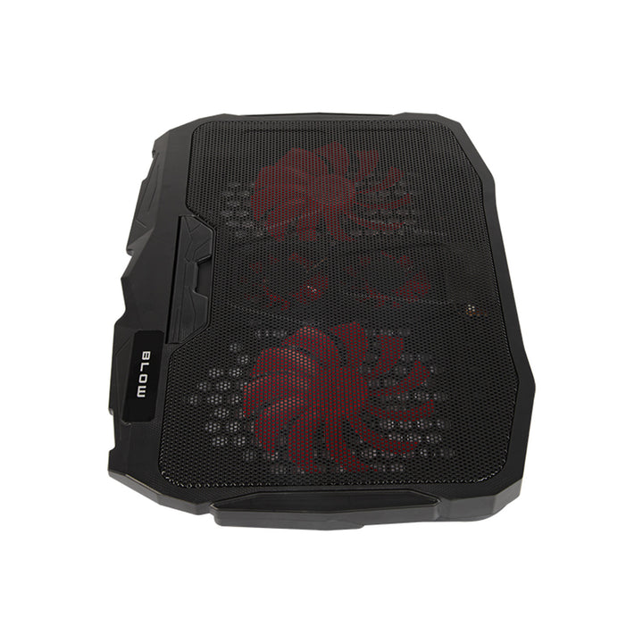 Blow Hurricane laptop hűtőállvány, négy ventilátor, piros megvilágítás, beépített USB hub