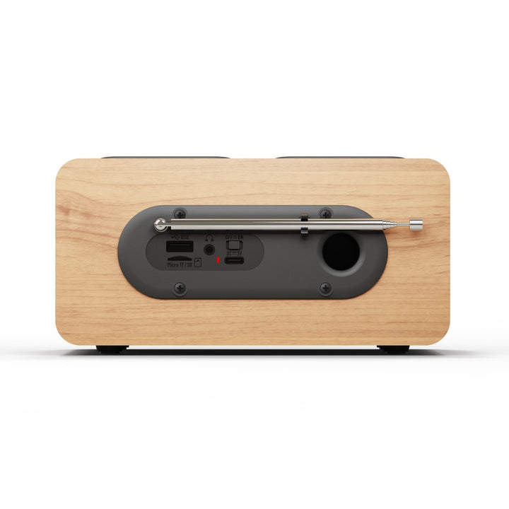 Blaupunkt hordozható rádió, DAB+ digitális rádió és FM tuner, Bluetooth, fejhallgató kimenet, USB és microSD lejátszó, LCD kijelző, óra és ébresztő funkció, USB-C újratölthető akkumulátorral, DR10CR