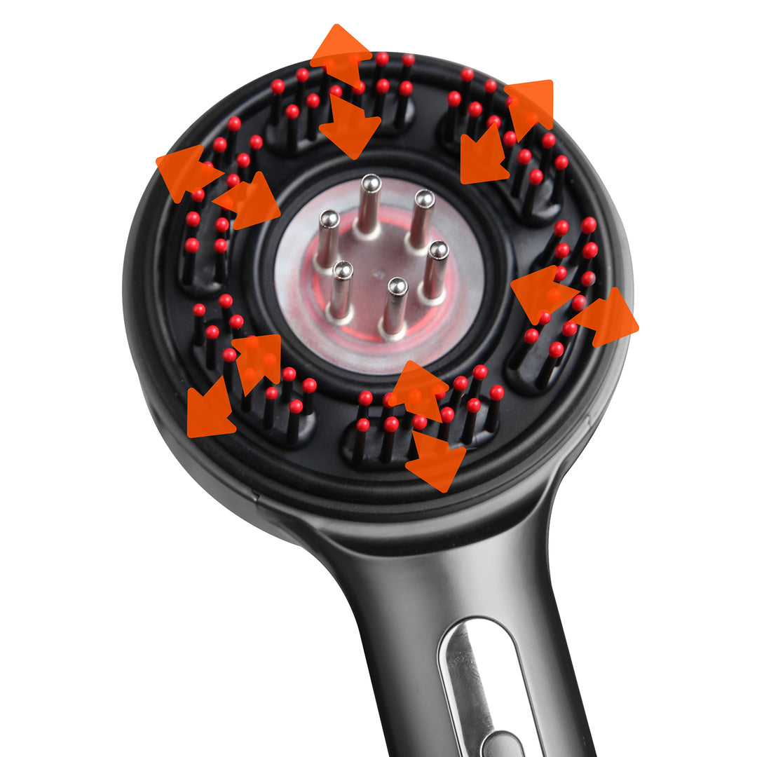 REGENERÁLÓ HAJKEFE MASSAGER Haj- és fejbőrmasszázs kefe MT6537