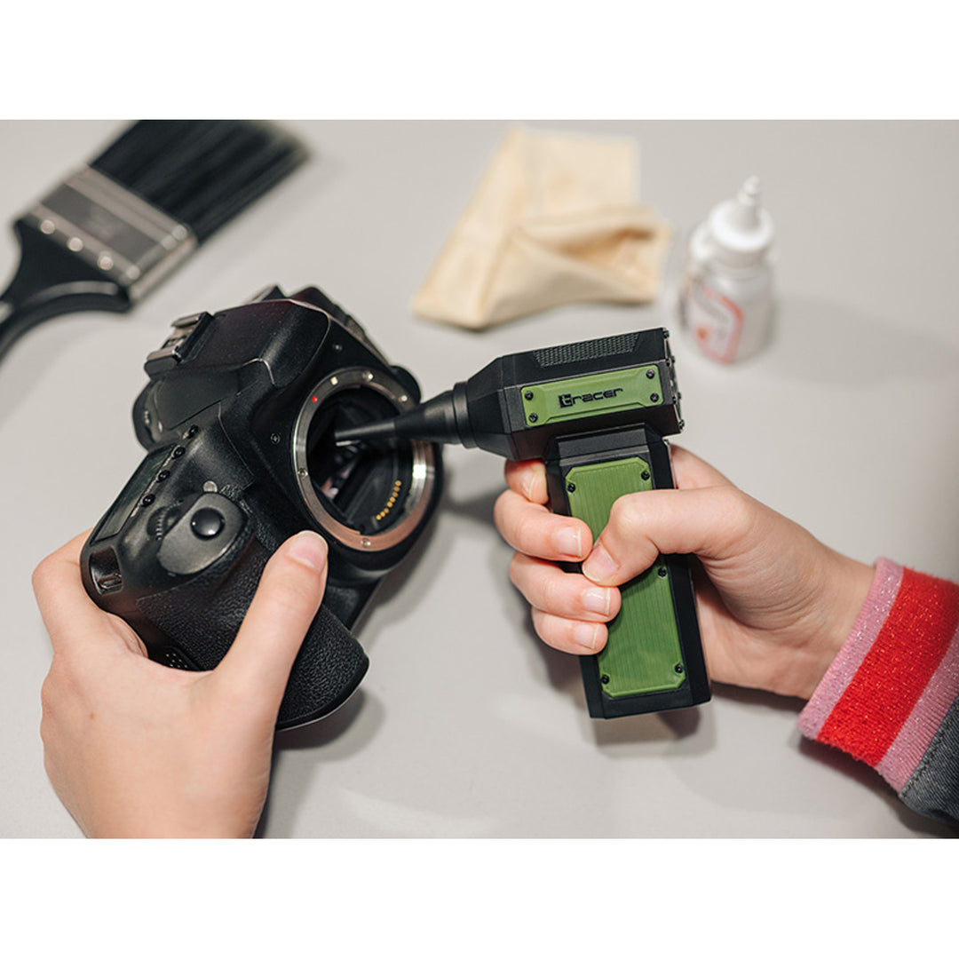 Mini multifunkciós fúvó, Tracer, kefe nélküli motor, 140.000 fordulatszám, 3 AirForce üzemmód