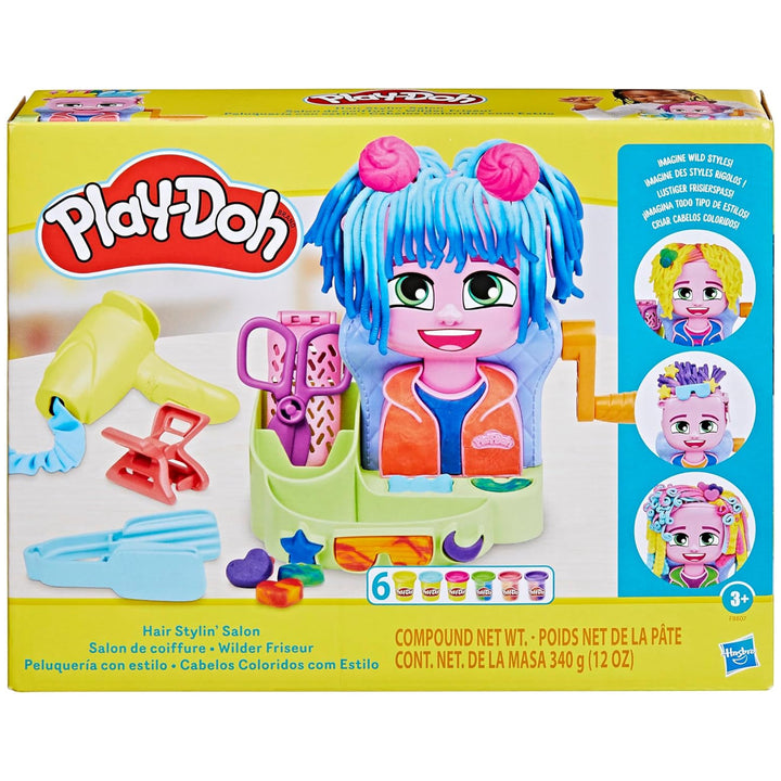 Play-Doh fodrászszalon, kreatív játék, pasztyolin, F8807