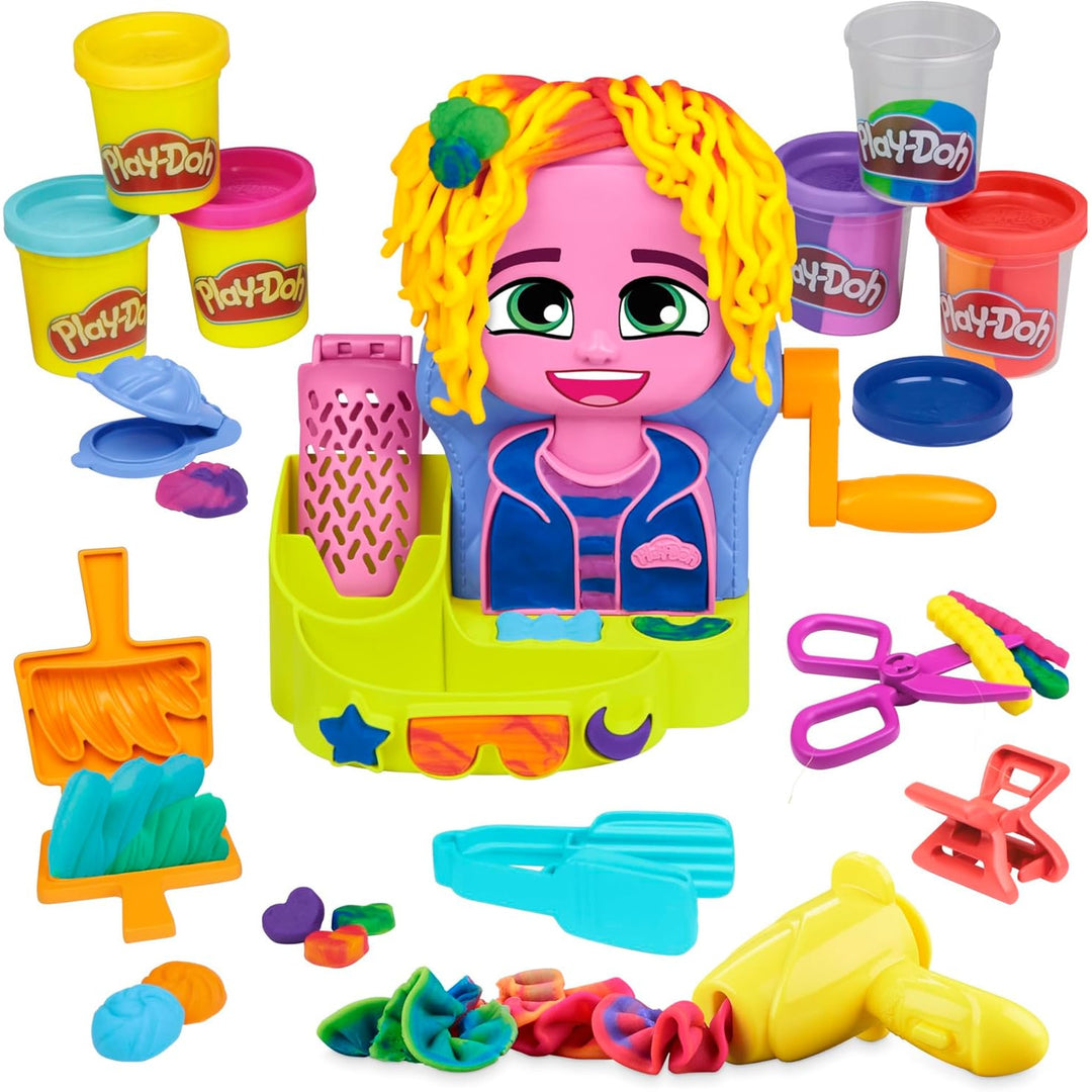Play-Doh fodrászszalon, kreatív játék, pasztyolin, F8807