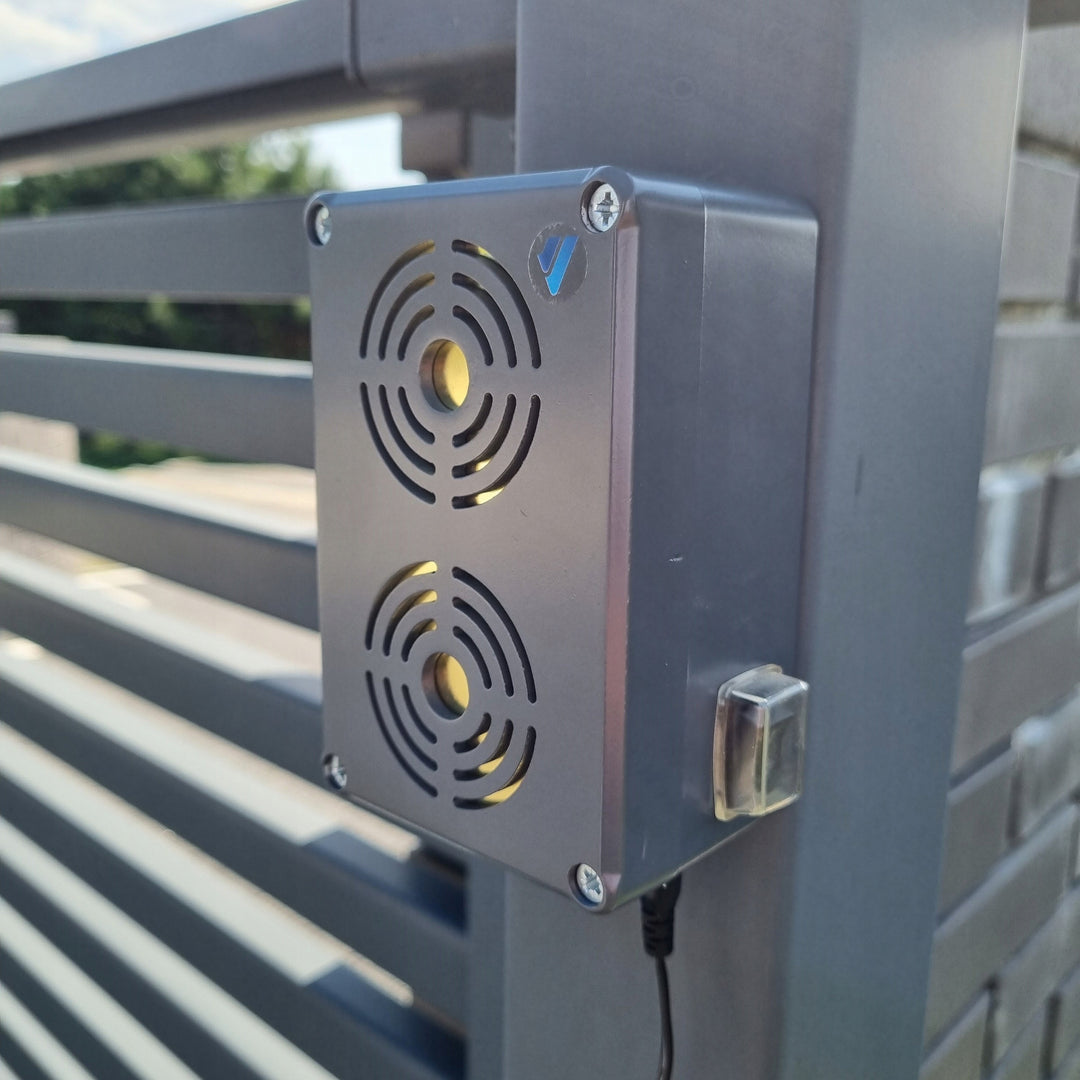 Rágcsálóriasztó, nyest, patkány, egérriasztó Viano, energiatakarékos ultrahangos generátor, IP65, Waterpro