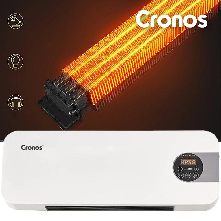 Cronos ventilátoros légfüggöny, 1500W, alacsony energiafogyasztás, széles kibocsátási szög, távirányító, HFH-201