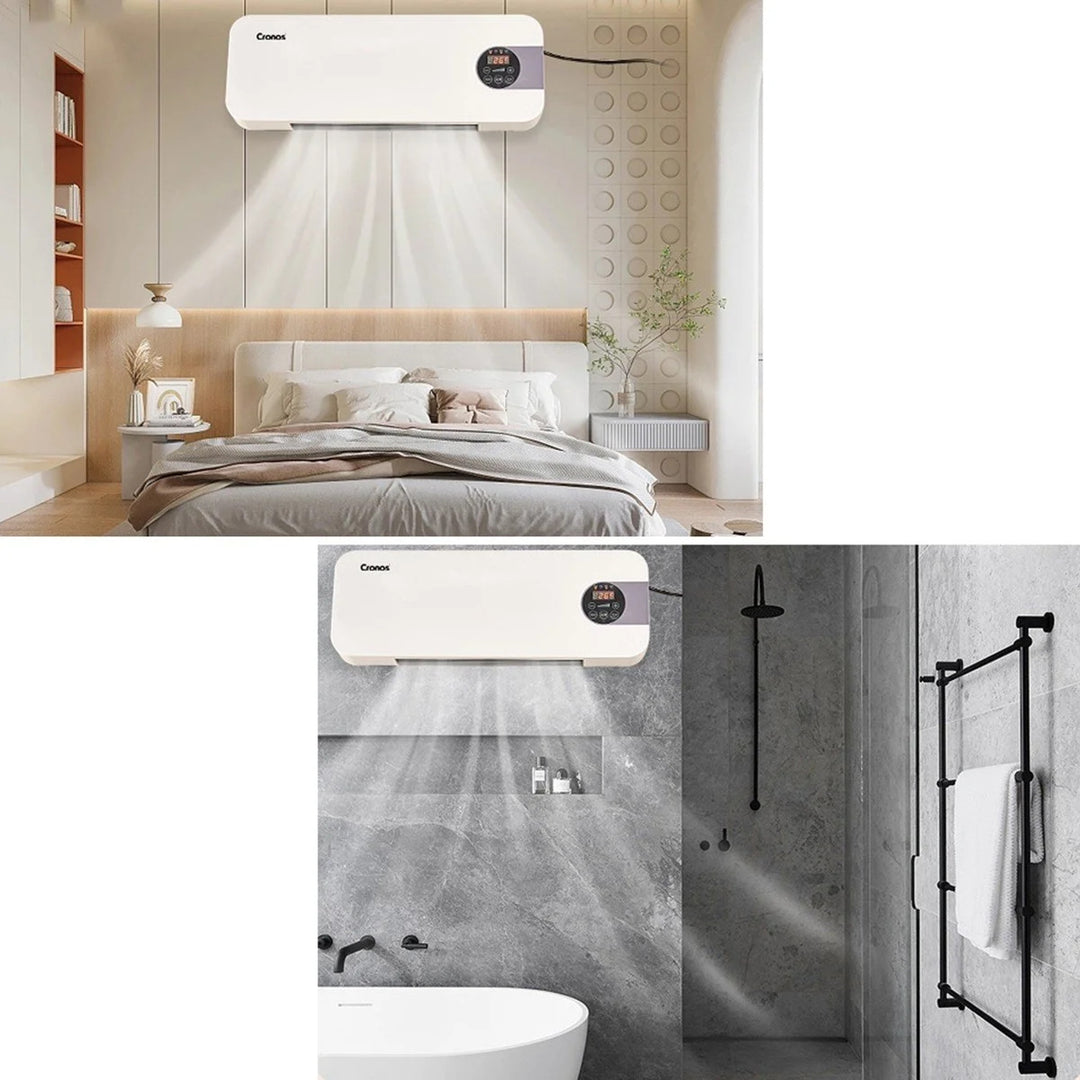 Cronos ventilátoros légfüggöny, 1500W, alacsony energiafogyasztás, széles kibocsátási szög, távirányító, HFH-201