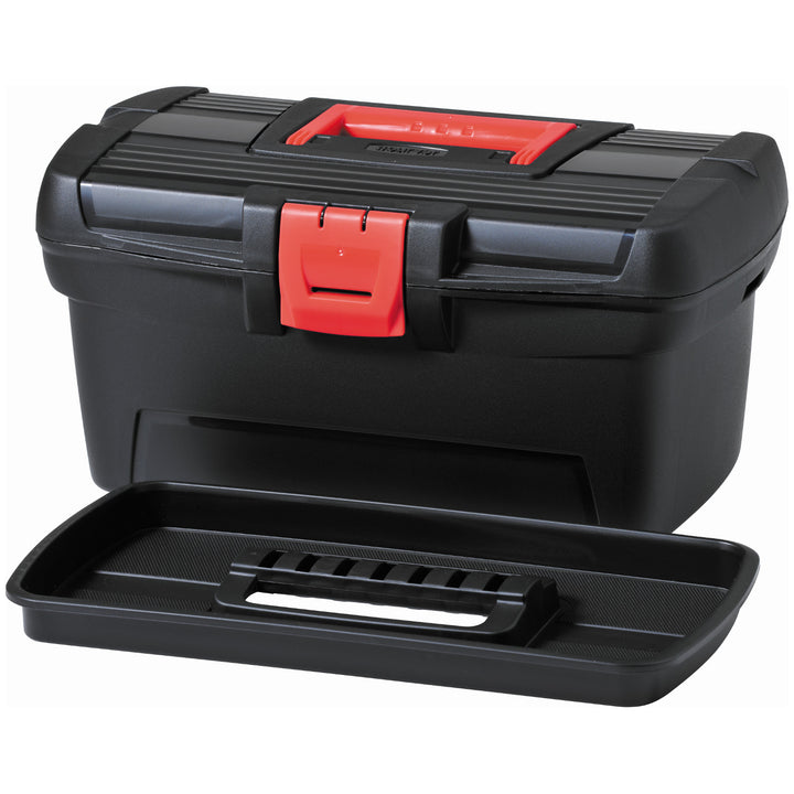 Curver szerszámosláda, rekeszekkel ellátott szervező, fekete, Herobox Basic 13'' 221694