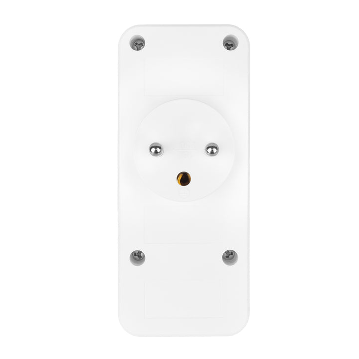 Áramkimenet x3 + 4xUSB Maclean, 3-aljzatos elosztó, 2xUSB A, 2xUSB C PD 20W, 1x16A + 2x6A, MCE248 F/W, 3 db.
