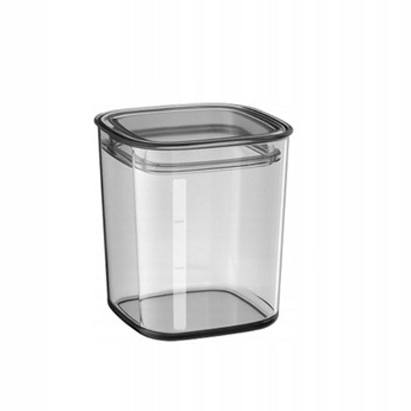 Praktikus konyhai tárolóedény, laza termékekhez, 0,6 l űrtartalom, fedővel, lezárható fedéllel