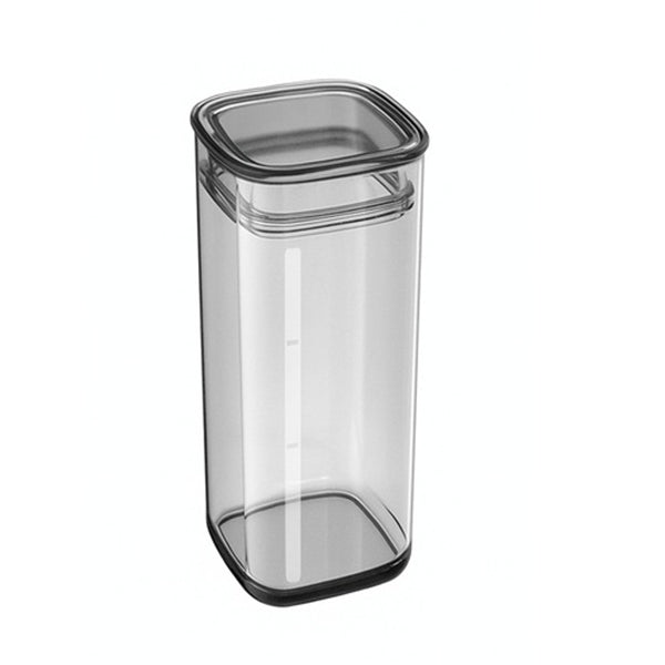 Praktikus konyhai tárolóedény, laza termékekhez, 1,5 l űrtartalom, zárható fedéllel, tömítéssel