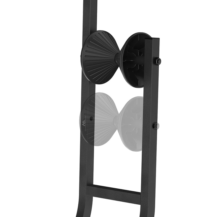 Maclean padlóra állítható kerékpártartó, szabadon álló, vízszintes/függőleges, tárolásra, acél, max. terhelhetőség 35 kg, MC-170