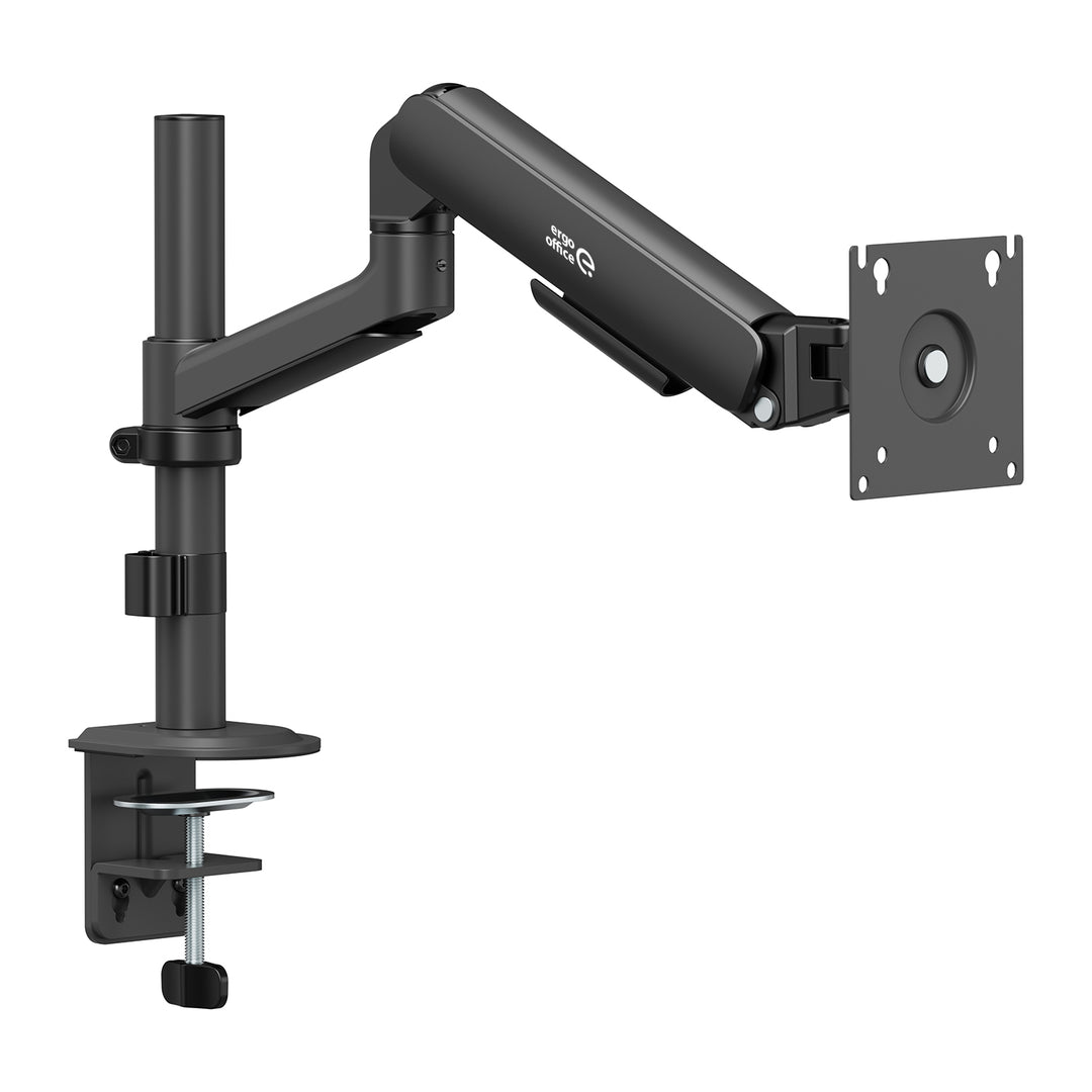 Ergo Office monitor tartó / akasztó, gázrugós, 17–32", 1–10 kg, matt fekete, max. VESA 100x100, ER-691 B