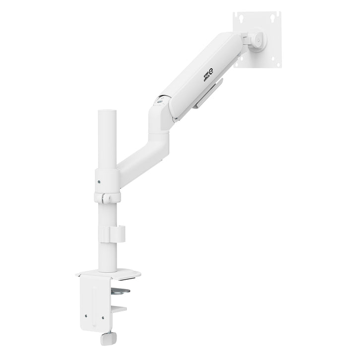 Ergo Office monitor tartó / akasztó, gázrugós, 17–32", 1–10 kg, matt fehér, max. VESA 100x100, ER-691 W