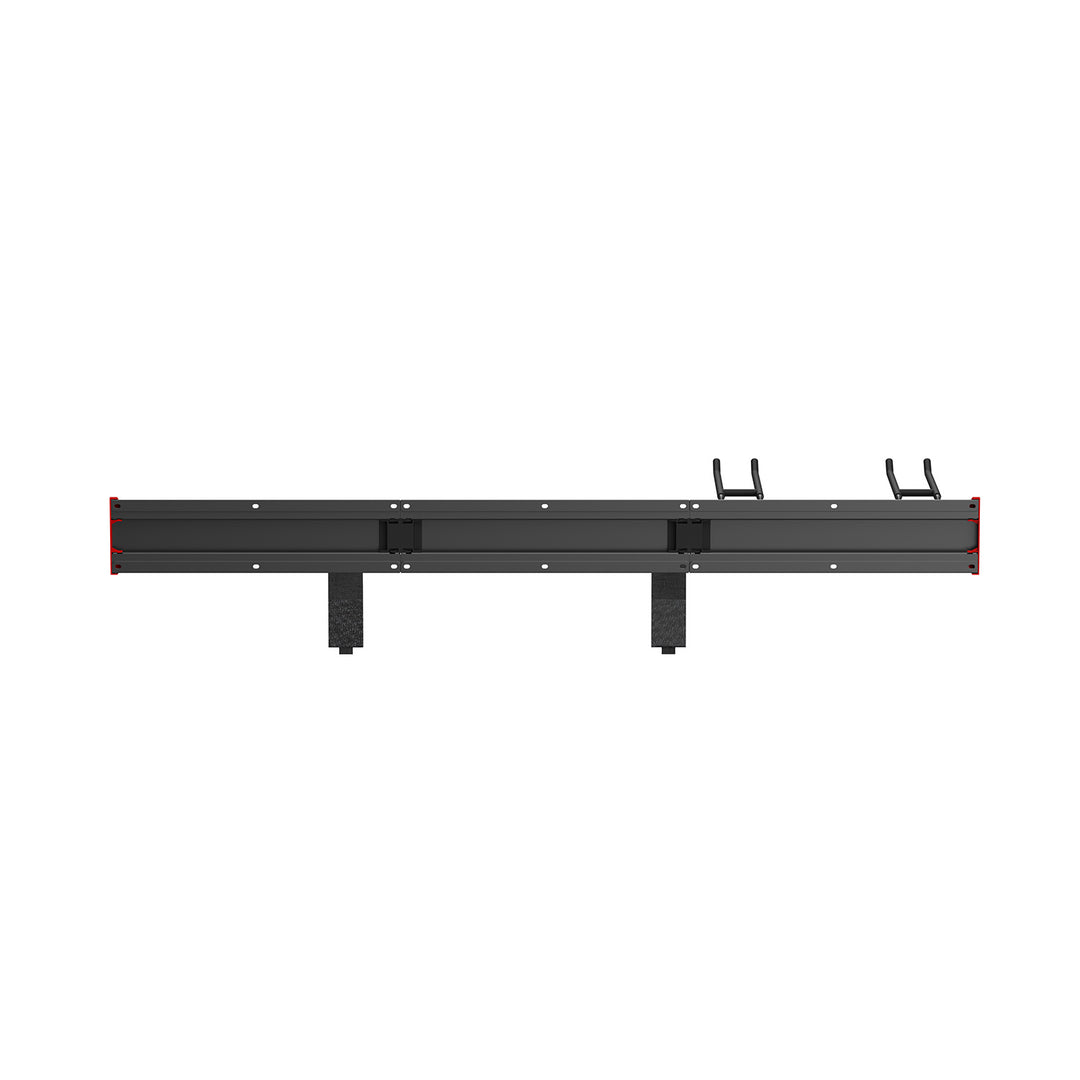 Maclean falra szerelhető szerszámtartó, acélból, max. terhelhetőség 228 kg, szélesség 1222 mm, MC-179