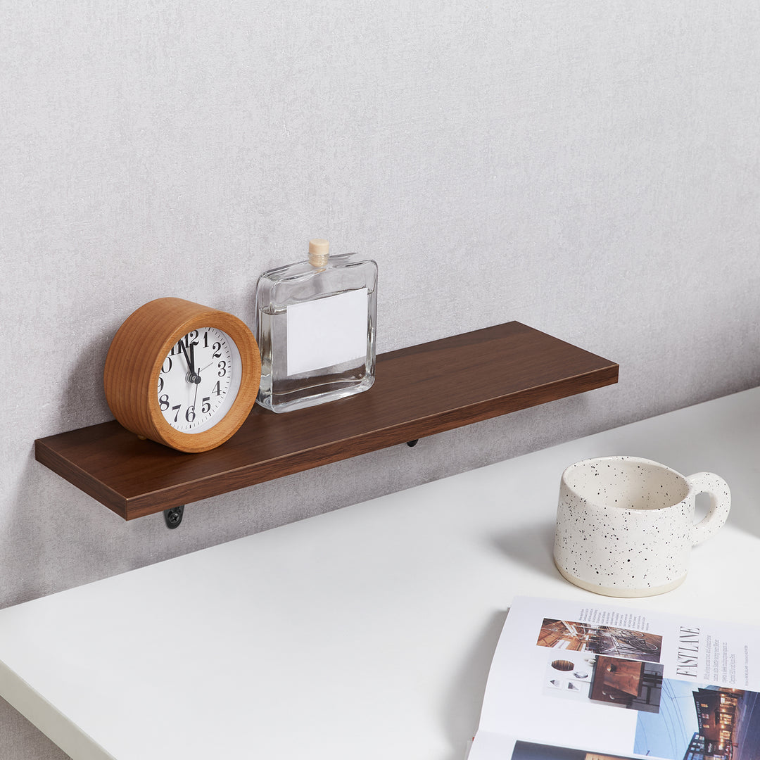 Maclean fali polcok, 18 darabos készlet, max. 8 kg, falra szerelhető, MC-331