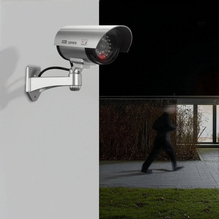 Dummy kamera villogó LED IR1100 S IR külsővel + 2x Varta Industrial AA elemekkel