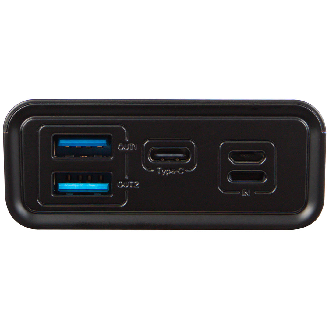 20 000 mAh-s PB20E Powerbank, QC+PD 20 W + Lightning, fekete, Blow