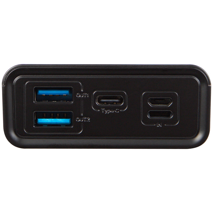 20 000 mAh-s PB20E Powerbank, QC+PD 20 W + Lightning, fekete, Blow