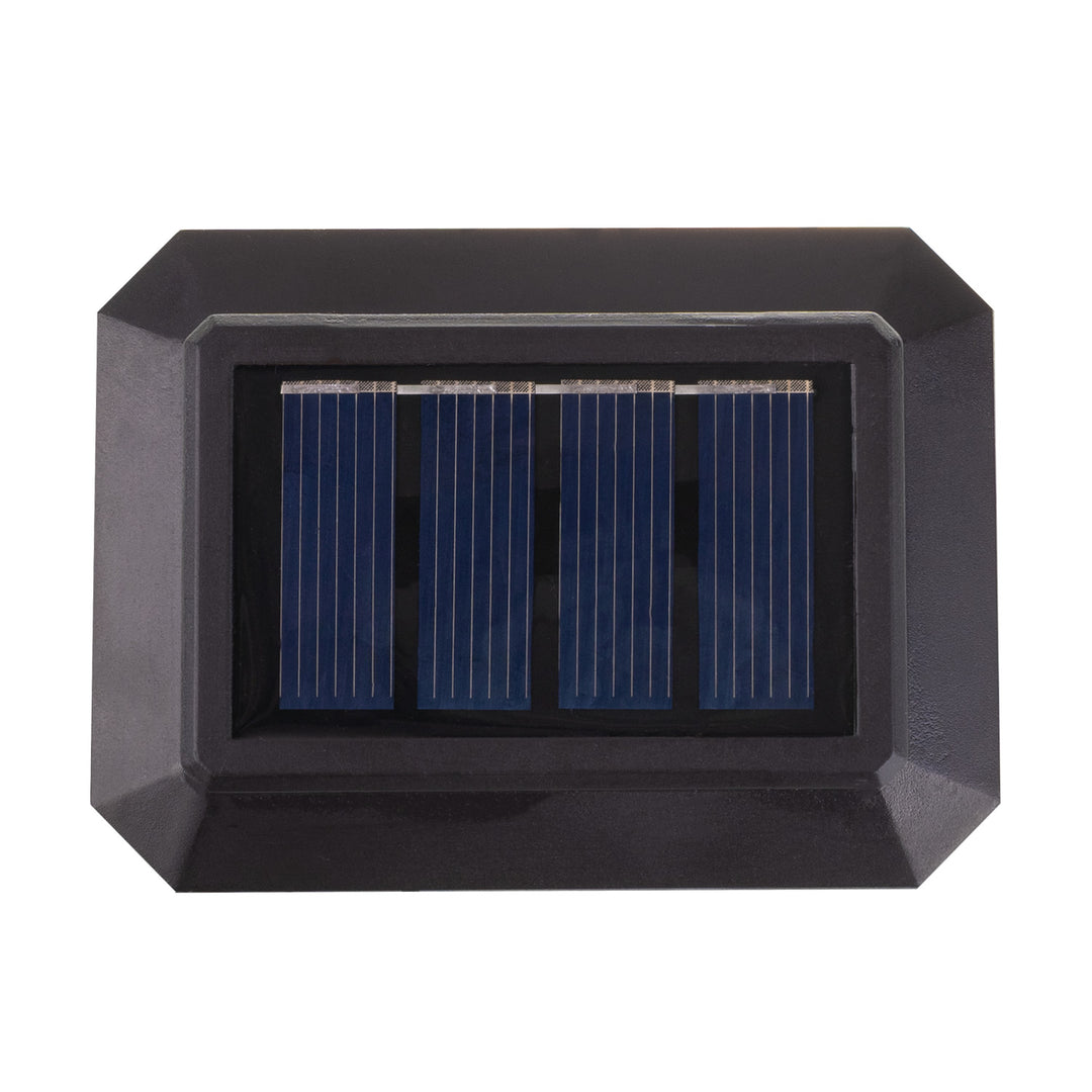GreenBlue LED-es napelemes oszloplámpa, 60x40 mm, boríték alakú tető, 3200 K, GB125 WW