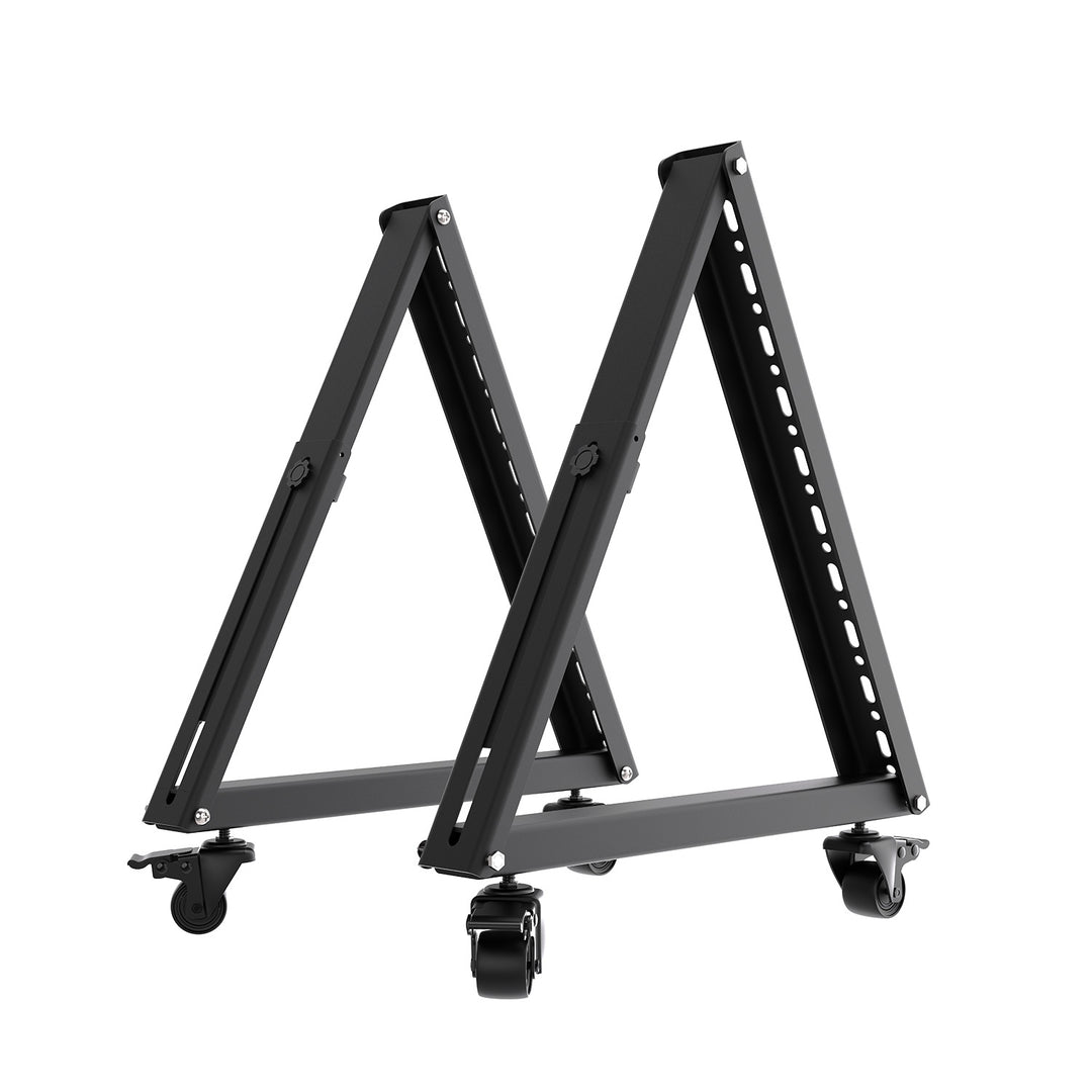 Maclean TV-állvány / padlóállvány, 37–80", max. VESA 800x400, max. 75 kg, mozgatható, kerékzárral, MC-183