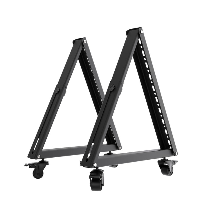 Maclean TV-állvány / padlóállvány, 37–80", max. VESA 800x400, max. 75 kg, mozgatható, kerékzárral, MC-183