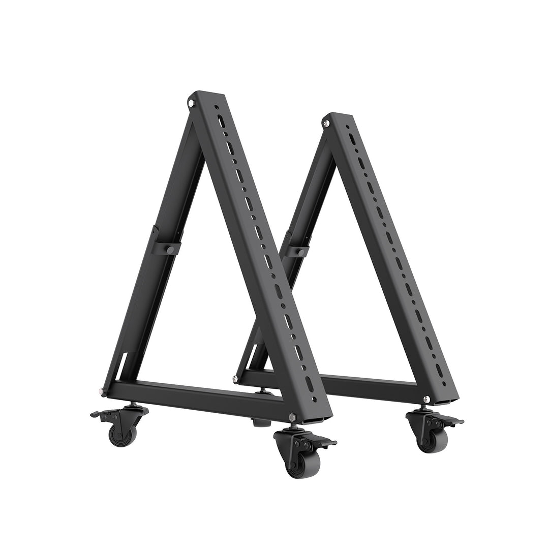 Maclean TV-állvány / padlóállvány, 37–80", max. VESA 800x400, max. 75 kg, mozgatható, kerékzárral, MC-183