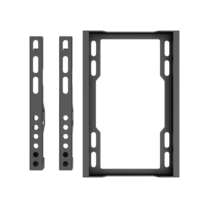 Maclean TV-tartó / akasztó, max. VESA 200x200, 13–43", 45 kg-ig, fekete, dőlésszög-beállítás 0°–-8°, MC-186