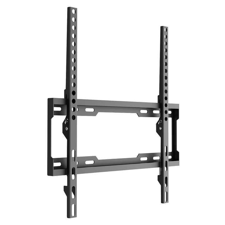 Maclean TV-tartó / akasztó, max. VESA 400x400, 32–75", 45 kg-ig, fekete, dőlésszög-beállítás 0°–-8°, MC-187