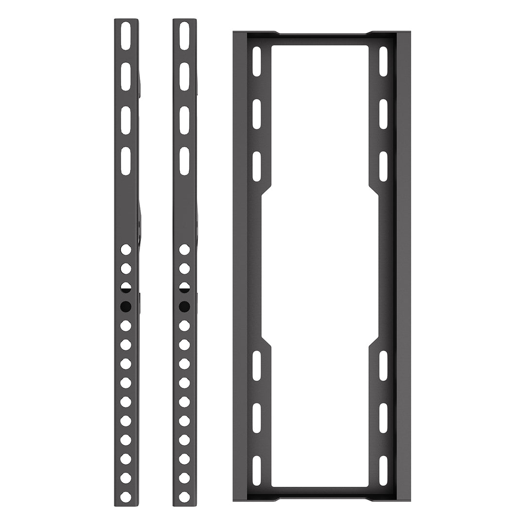 Maclean TV-tartó / akasztó, max. VESA 400x400, 32–75", 45 kg-ig, fekete, dőlésszög-beállítás 0°–-8°, MC-187