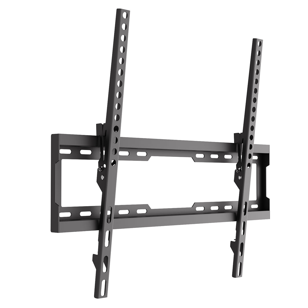 Maclean TV-tartó / akasztó, max. VESA 600x400, 37–86", 45 kg-ig, fekete, dőlésszög-beállítás: 0°–-8°, MC-188