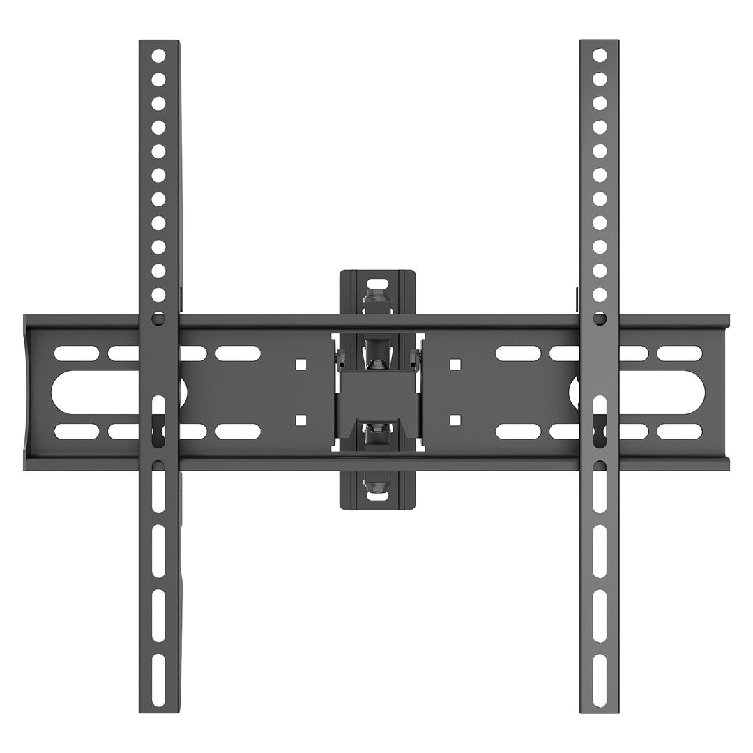 Maclean TV-tartó / akasztó, max. VESA 400x400, 32–55", 30 kg-ig, fekete, dőlésszög-beállítás +2°–-10° és forgás +90°–-90°, MC-191