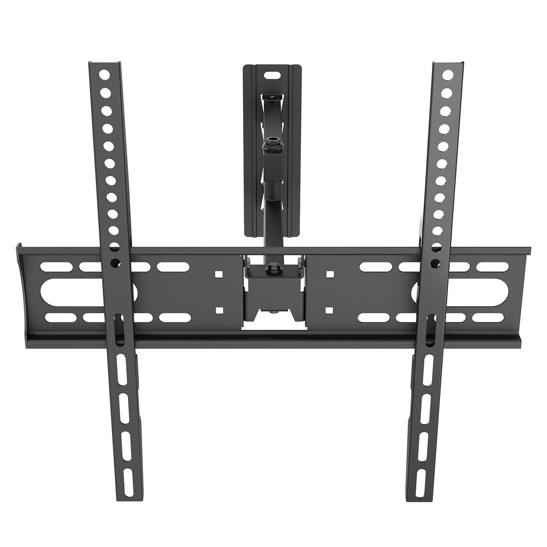 Maclean TV-tartó / akasztó, max. VESA 400x400, 32–55", 30 kg-ig, fekete, dőlésszög-beállítás +2°–-10° és forgás +90°–-90°, MC-191
