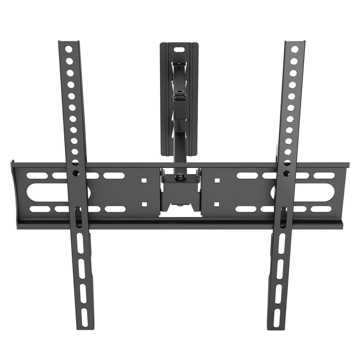 Maclean TV-tartó / akasztó, max. VESA 400x400, 32–55", 30 kg-ig, fekete, dőlésszög-beállítás +2°–-10° és forgás +90°–-90°, MC-191