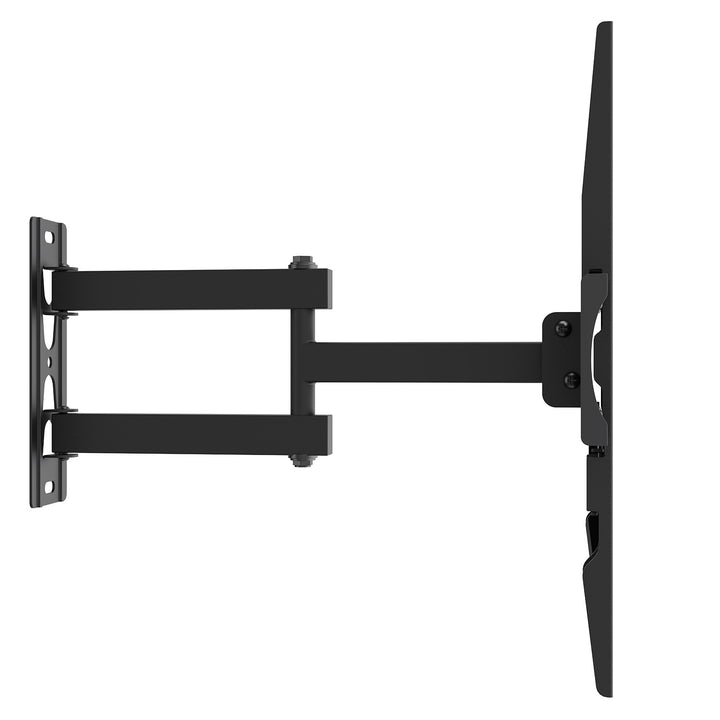 Maclean TV-tartó / akasztó, max. VESA 400x400, 32–55", 30 kg-ig, fekete, dőlésszög-beállítás +2°–-10° és forgás +90°–-90°, MC-191