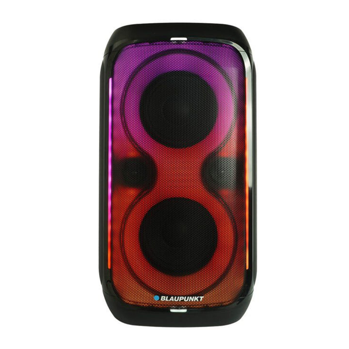 Blaupunkt Party Box hangszóró, LED világítás, Bluetooth, USB és AUX, FM rádió, karaoke funkció, távirányító, akkumulátor üzemidő akár 18 óra, PB60X