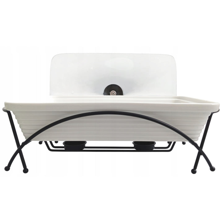 Maestro kerámia ételmelegítő, téglalap alakú, fehér, 1,7 literes, sütőben is használható, fogantyús rács és fedél tartozék, MR-11362-73