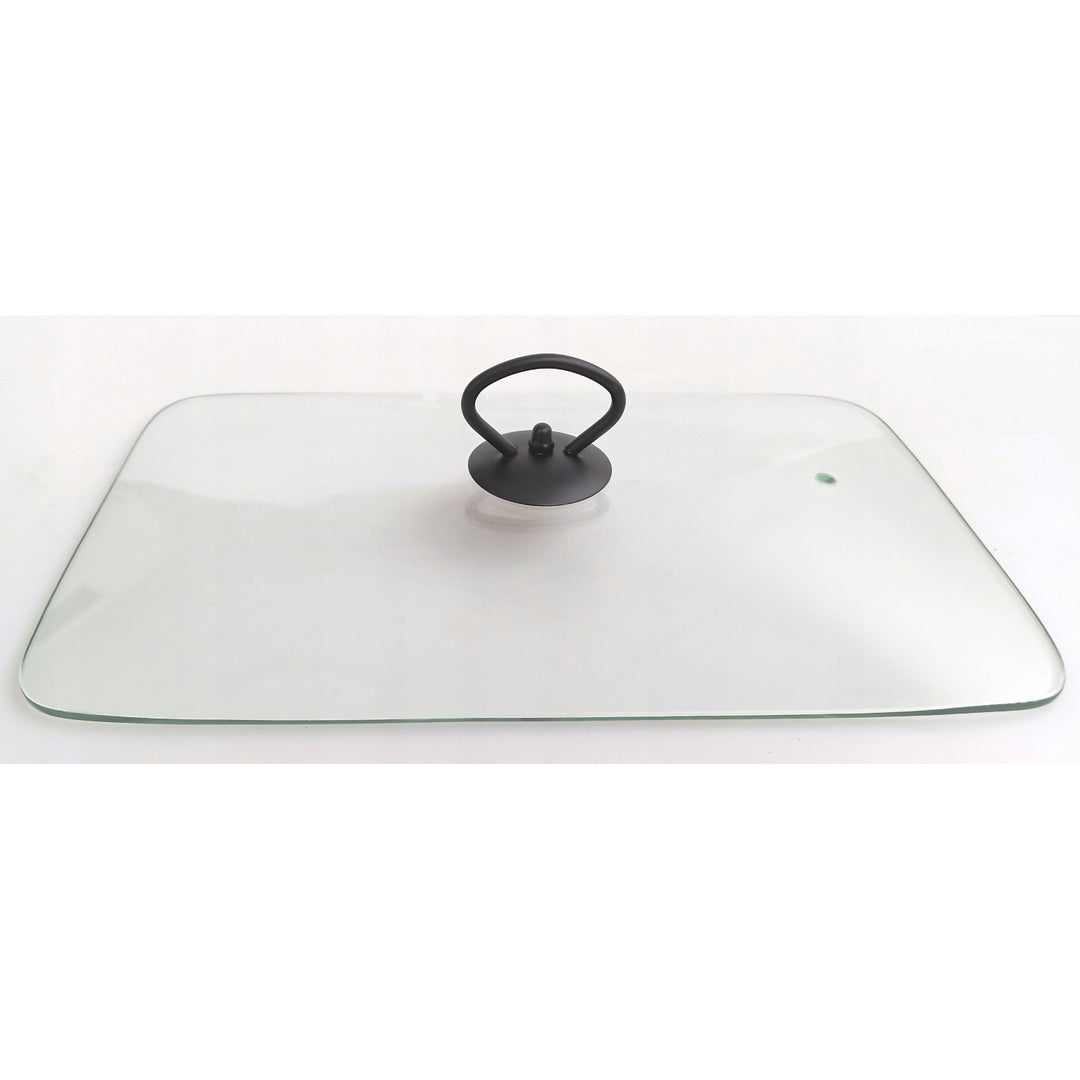 Maestro kerámia ételmelegítő, téglalap alakú, fehér, 1,7 literes, sütőben is használható, fogantyús rács és fedél tartozék, MR-11362-73