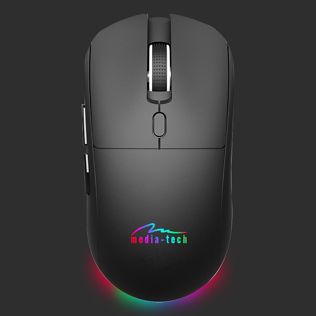 Vezeték nélküli 2 az 1-ben (BT/RF) csendes és újratölthető egér MT1124, Media-Tech