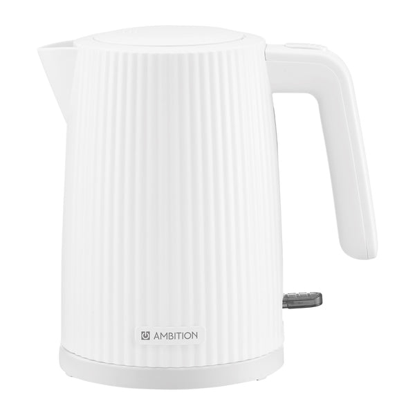 Elektromos vízforraló 1,7 l Curly, teljesítmény 2200W, fehér AMBITION ELECTRO