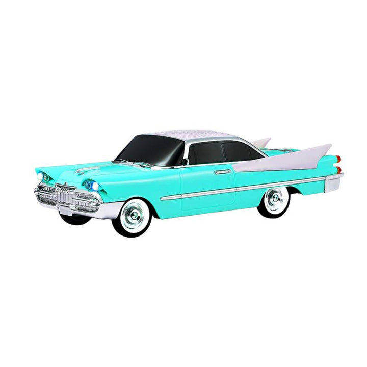 Retro Lamex hangszóró, Bluetooth, FM rádió, 1500 mAh újratölthető akkumulátor, kék szín, USB AUX MICRO SD portok, LCD kijelző, LXWS1965E