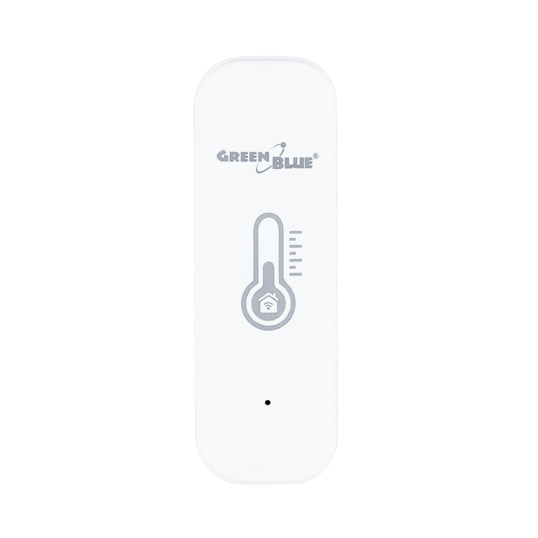 GreenBlue WiFi hőmérséklet- és páratartalom-érzékelő, Android/iOS/Alexa/Google Home, 3,0 V egyenáram, LR03x2, GB737