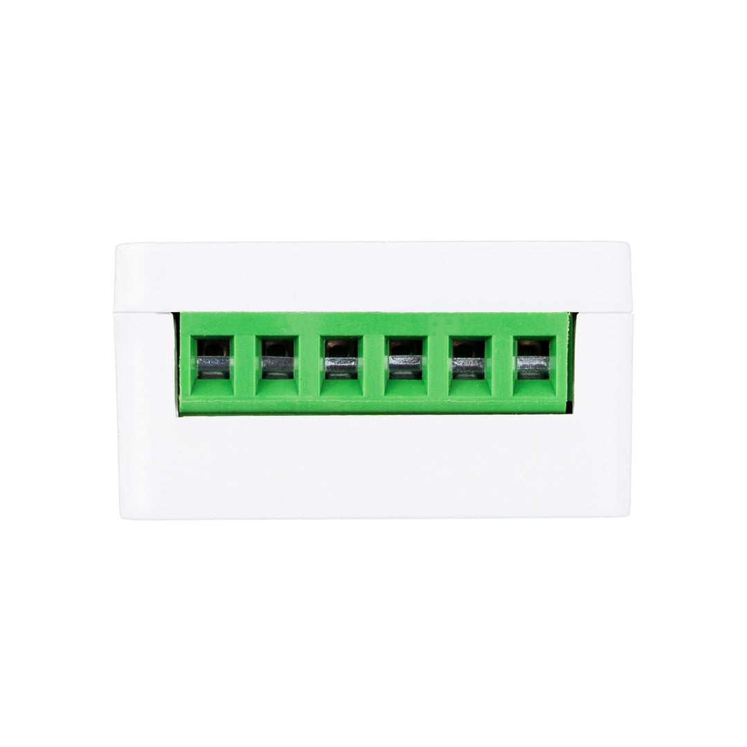 GreenBlue beépíthető WiFi-relé, Android/iOS/Alexa/Google Home, 100–240 V AC, 50/60 Hz, max. 16 A, 150 W-os LED-ekhez, GB739