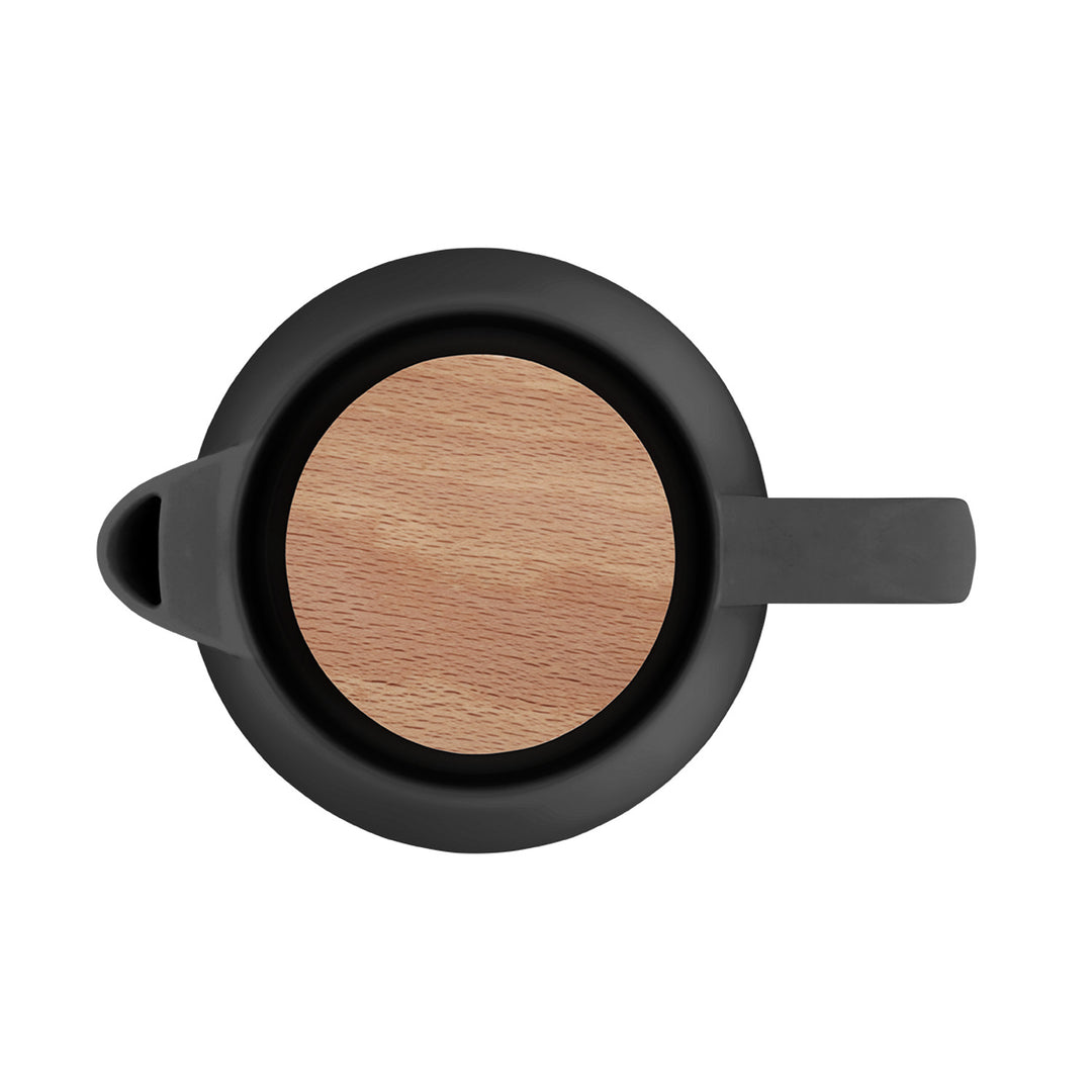 Concept kerámia elektromos vízforraló, 1 literes űrtartalom, 1200 W, fekete, Strix csatlakozó, vízkőmentesítő szűrő, forgó talp, RK0086