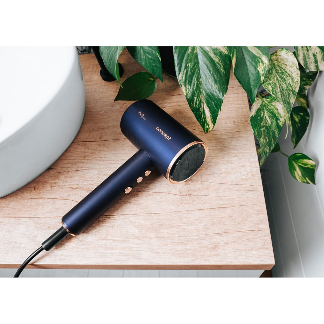 Concept ProfiCare hajszárító, BLDC motor, mágneses tartozékok, olajterápiás funkció, gyermekmód, hideg mód funkció, VV8100