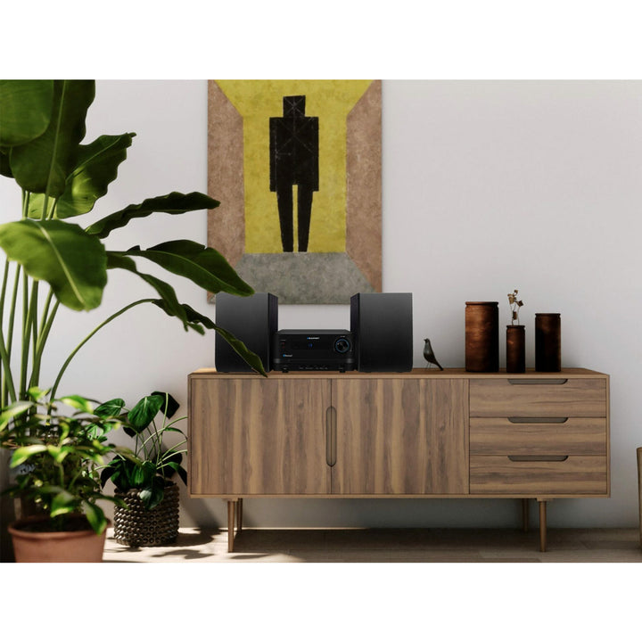 Blaupunkt mikrorendszer, 45 W teljesítmény, FM rádió, AUX aljzat és USB csatlakozó, Bluetooth, MS14BT