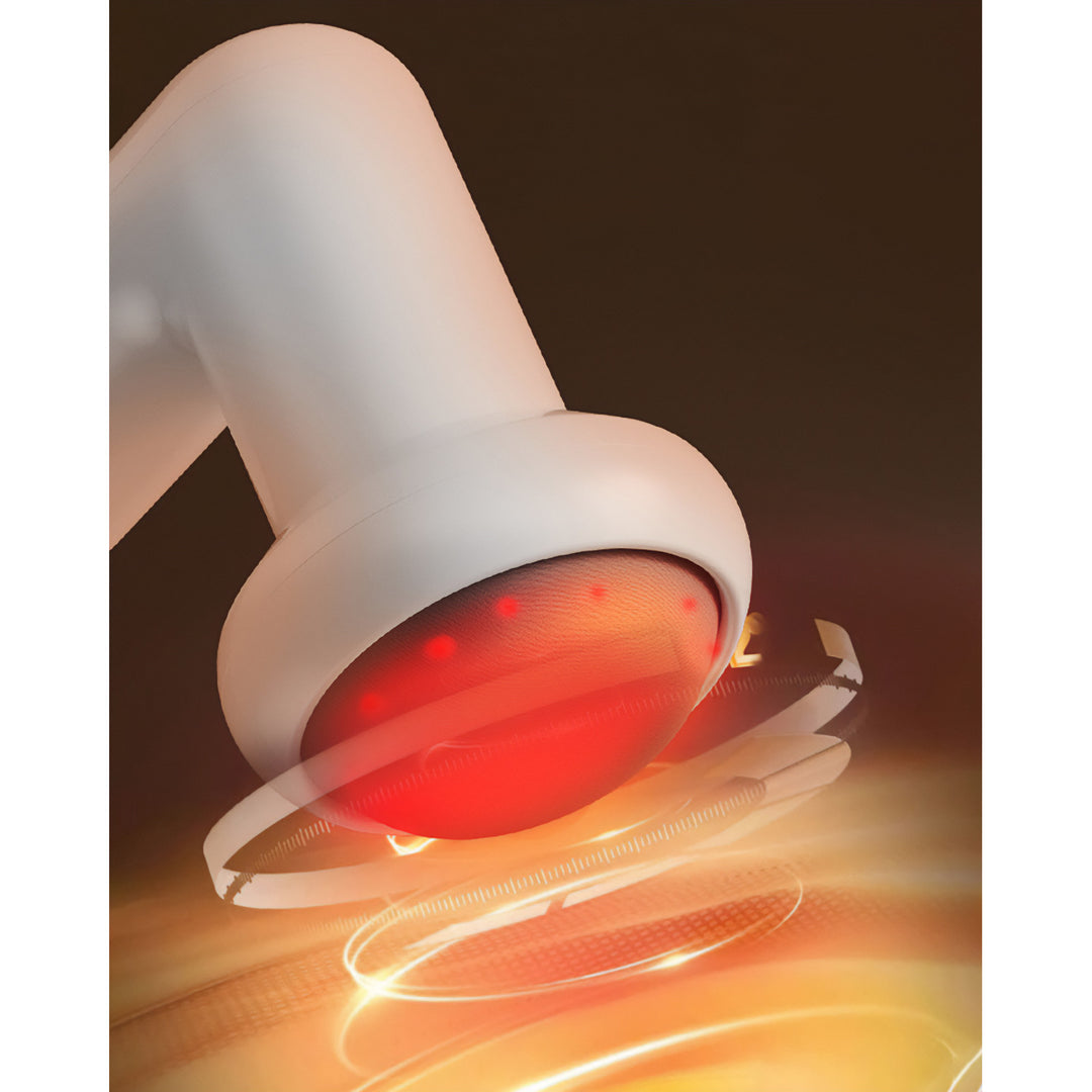 Cellulitisz elleni masszírozó, MEDIA-TECH, masszázspisztoly, 5 masszírozófej, 6 sebességfokozat, MT6536